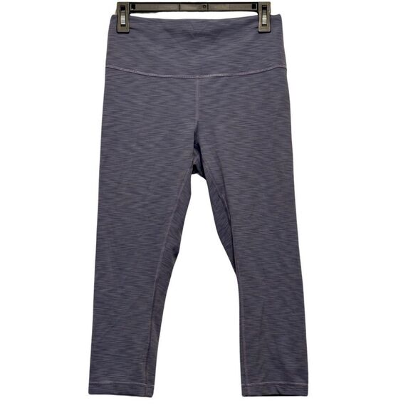 Lululemon Wunder Train High-Rise Crop 21" in Heathered Peri Purple - Picture 6 of 7